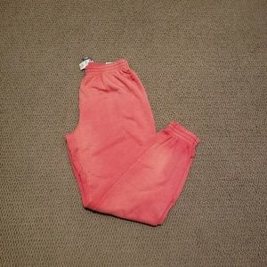 NWT PINK VICTORIA SECRETS CAMPUS JOGGERS SZ S/P